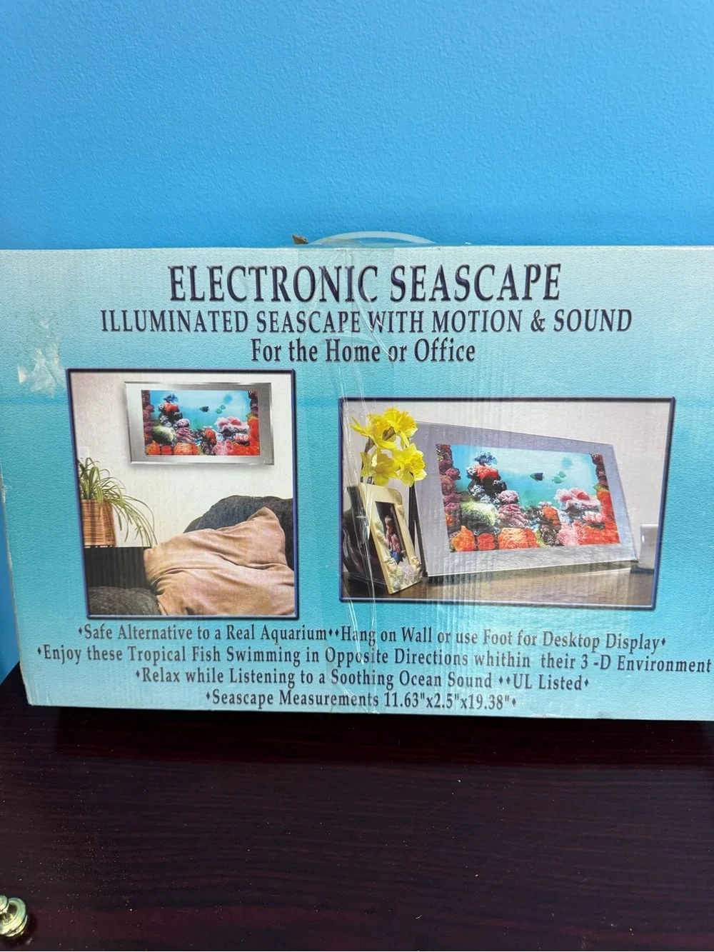 Visiontac Electronic Seascape Illuminated Seascape With Motion & Sound Tropical